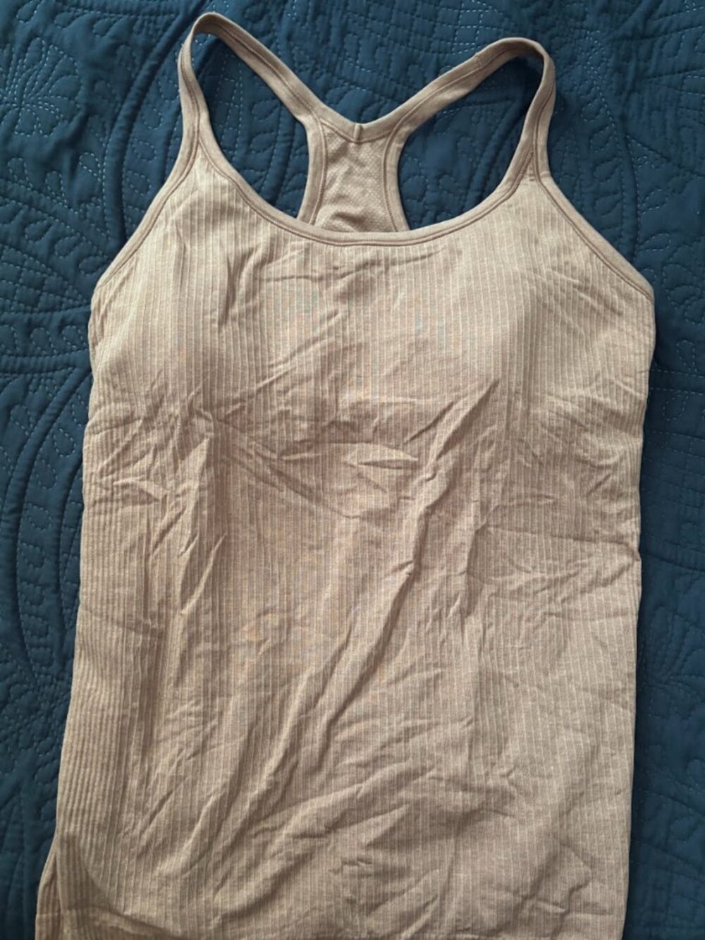 Lululemon Tank Top - Dark/Tan Pink
